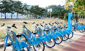 여수시 공유자전거 여수랑 이미지